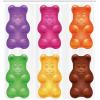 Ambesonne Cartoon Shower Curtain, Colorful Jelly Gummy Bears Candy Food Blueberry Yummy Design, Cloth Fabric Bathroom Decor Set with Hooks, 69″ W x 70″ L, Multicolor(69″W x 70″L (Pack of 1))