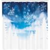 Ambesonne Cartoon Shower Curtain, Floral Fun Print with Colorful Flowers Illustration Whimsical Summer Ornament, Cloth Fabric Bathroom Decor Set with Hooks, 69″ W x 70″ L, Multicolor White(Deep Sky Blue White)