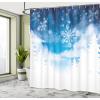 Ambesonne Cartoon Shower Curtain, Floral Fun Print with Colorful Flowers Illustration Whimsical Summer Ornament, Cloth Fabric Bathroom Decor Set with Hooks, 69″ W x 70″ L, Multicolor White(Deep Sky Blue White)