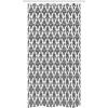 Ambesonne Cartoon Shower Curtain, Floral Fun Print with Colorful Flowers Illustration Whimsical Summer Ornament, Cloth Fabric Bathroom Decor Set with Hooks, 69″ W x 70″ L, Multicolor White(Charcoal Grey White)