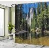 Ambesonne Cartoon Shower Curtain, Floral Fun Print with Colorful Flowers Illustration Whimsical Summer Ornament, Cloth Fabric Bathroom Decor Set with Hooks, 69″ W x 70″ L, Multicolor White(Lime Green Multicolor)