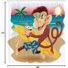 Ambesonne Cartoon Shower Curtain, Floral Fun Print with Colorful Flowers Illustration Whimsical Summer Ornament, Cloth Fabric Bathroom Decor Set with Hooks, 69″ W x 70″ L, Multicolor White(Sea Blue Multicolor)