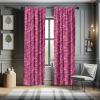 Ambesonne Dessert Window Curtains, Spiral Candies Lollipop Ice Cream Bakery Cupcakes Birthday Cartoon, Lightweight Decor 2-Panel Set with Rod Pocket, Pair of – 28″ x 95″, Magenta and Multicolor(Magenta and Multicolor)