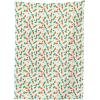 Ambesonne Easter Tablecloth, Orange Carrots Colorful Eggs and Dots in Cartoon Style Fresh and Healthy Bunny Food, Dining Room Kitchen Rectangular Table Cover, 52″ X 70″,Dark Orange(Dark Orange)
