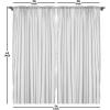 Ambesonne Halloween Window Curtains, Witch Hats Illustration Spooky Themed October Horror Pumpkin Cartoon, Lightweight Decor 2-Panel Set with Rod Pocket, Pair of – 28″ x 95″, White and Multicolor(White and Multicolor)