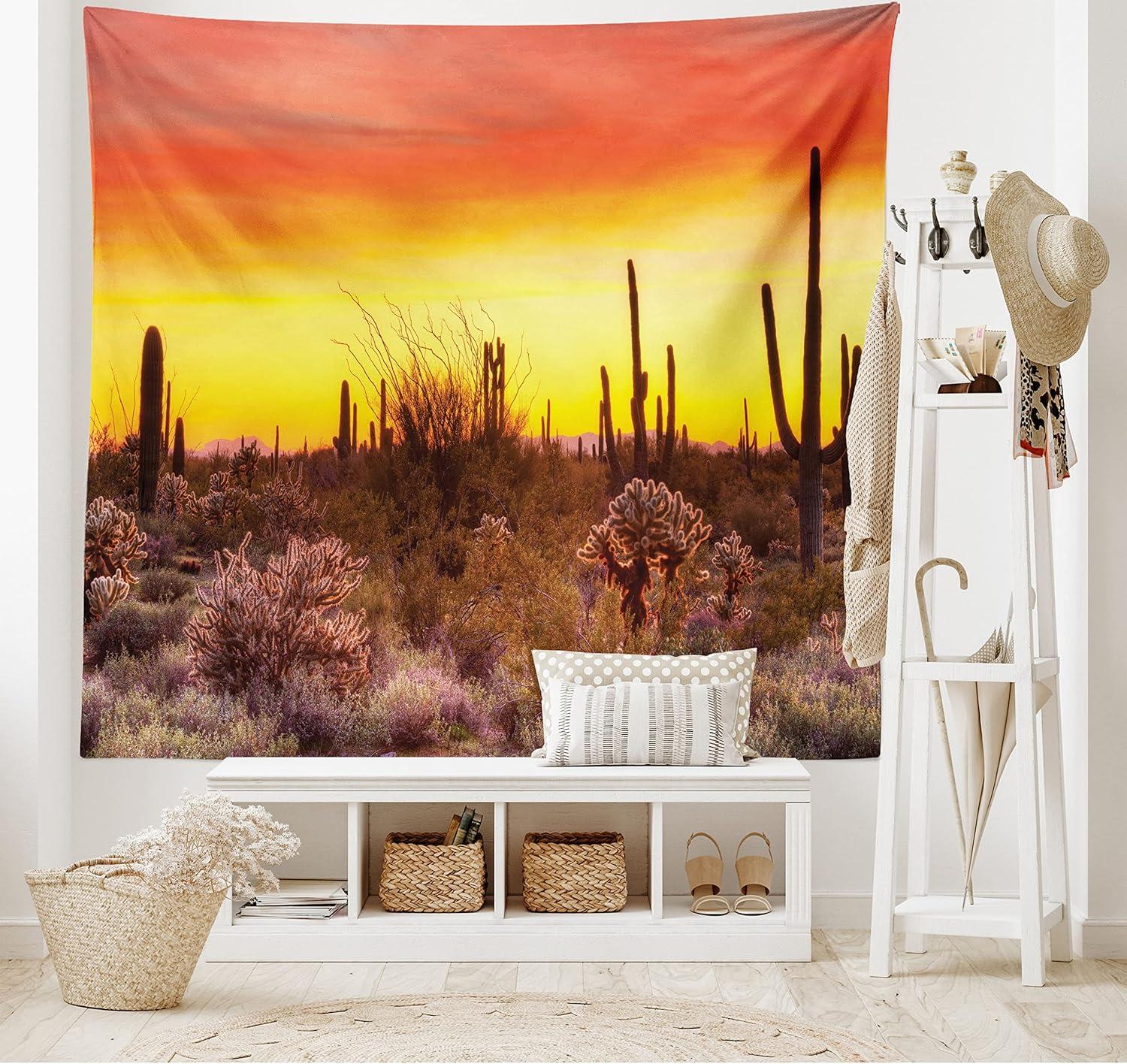 imageAmbesonne Mexican Tapestry Mexican Sugar Skull Cartoon Carnival Cartoon Traditional Celebration Print Wall Hanging for Bedroom Living Room Dorm Decor 40 X 60 Orange TealRed Orange Black