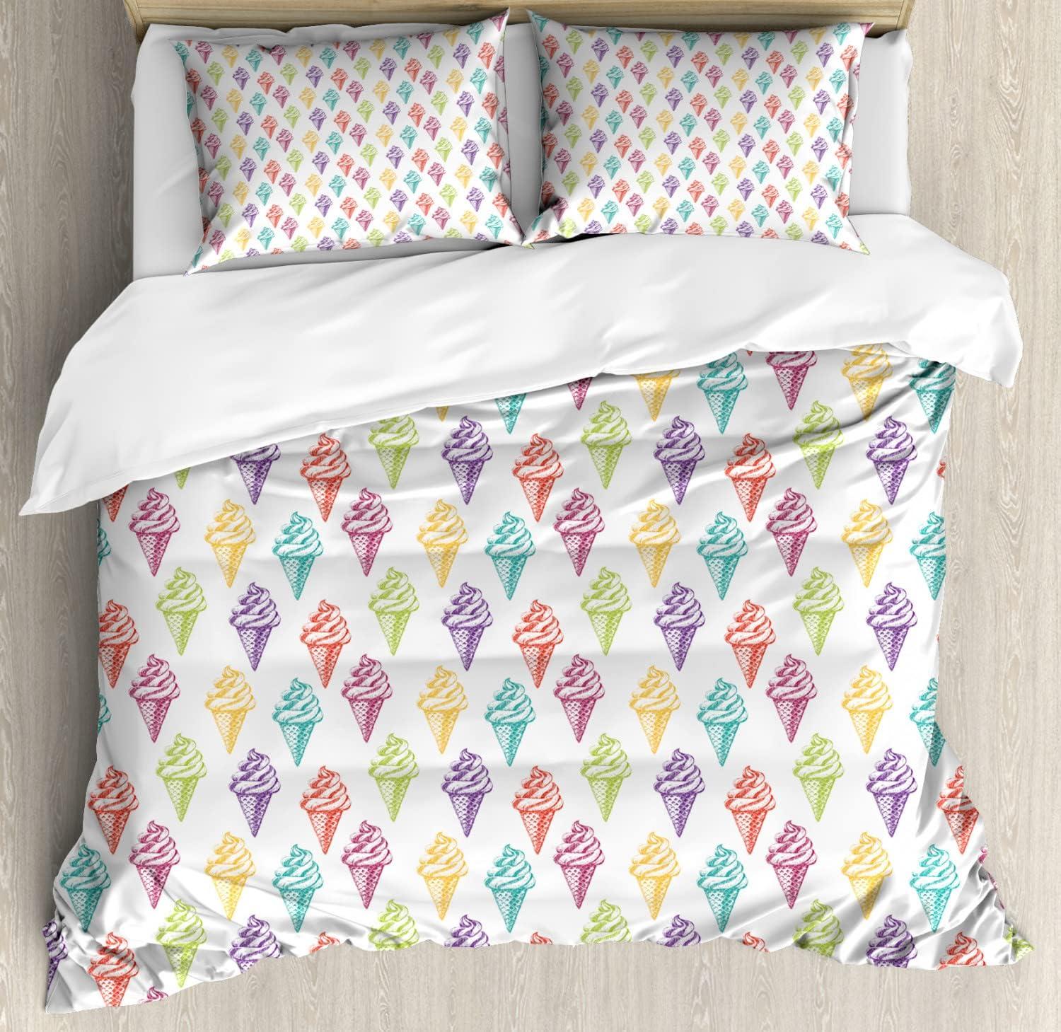 imageAmbesonne Damask Grey Duvet Cover Set Simple Pattern with Curls and Dots in Neutral Design Print Decorative 3 Piece Bedding Set with 2 Pillow Shams Queen Size Pale Grey and WhiteWhite and Multicolor