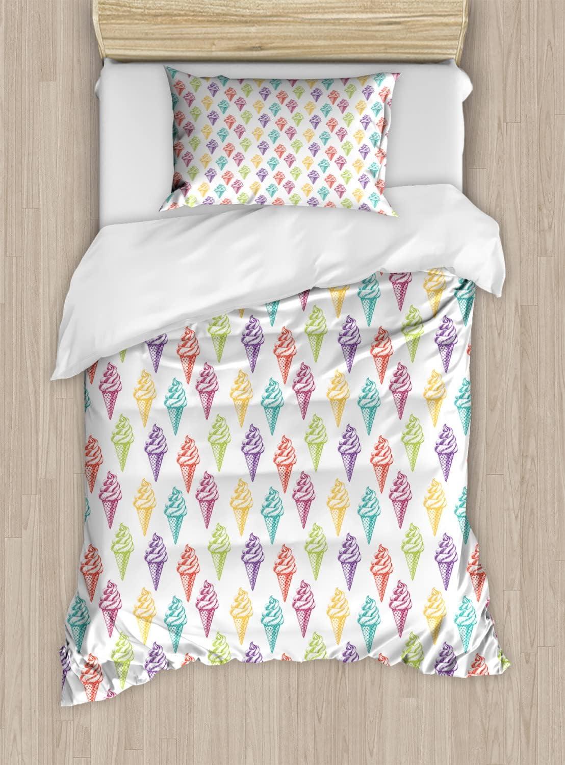 imageAmbesonne Damask Grey Duvet Cover Set Simple Pattern with Curls and Dots in Neutral Design Print Decorative 3 Piece Bedding Set with 2 Pillow Shams Queen Size Pale Grey and WhiteWhite and Multicolor