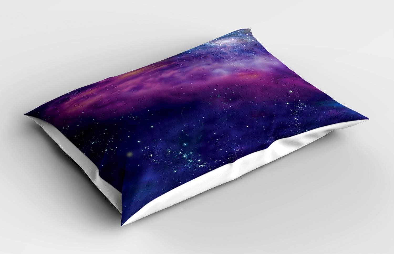 imageAmbesonne Flower Pillow Sham Set of 2 Dreamy Tree Body View Cloudy Details Love and Affection Valentines Inspired Motif Quality Microfiber Bedding Item for All Seasons 30 x 20 PurplePurple Blue