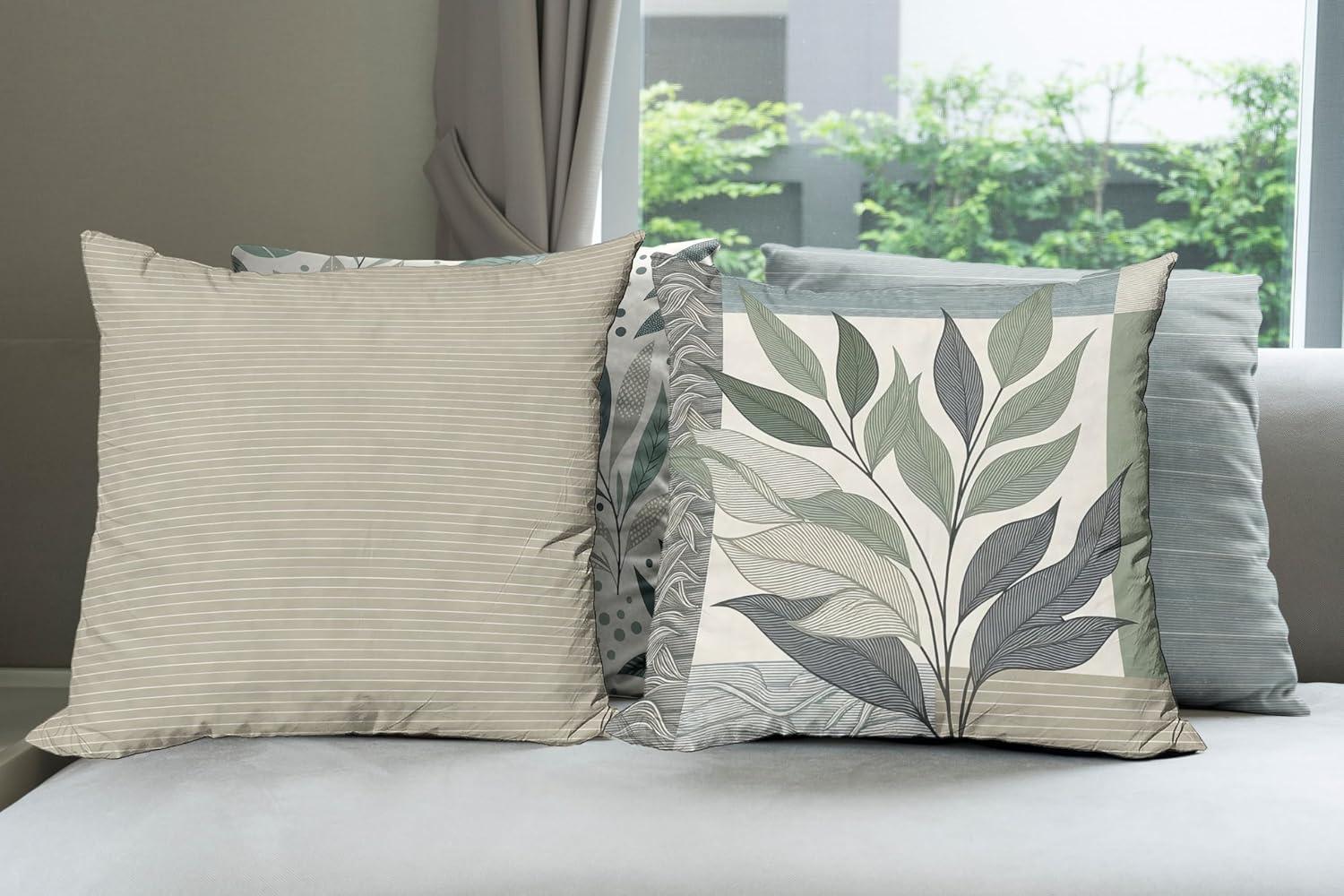 imageAmbesonne Flower Throw Pillow Cushion Cover Retro Romantic Rose Petal with Rain Water Drops Valentines Love Picture Decorative Square Accent Pillow Case 18 X 18 White and BlackGreen Slate Blue and Eggshell