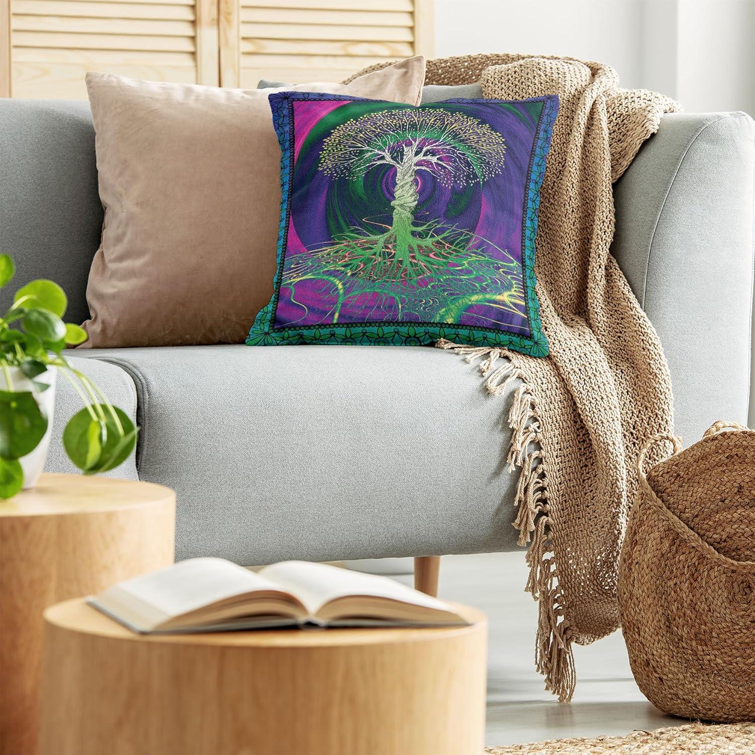 imageAmbesonne Flower Throw Pillow Cushion Cover Retro Romantic Rose Petal with Rain Water Drops Valentines Love Picture Decorative Square Accent Pillow Case 18 X 18 White and BlackPurple Fuchsia