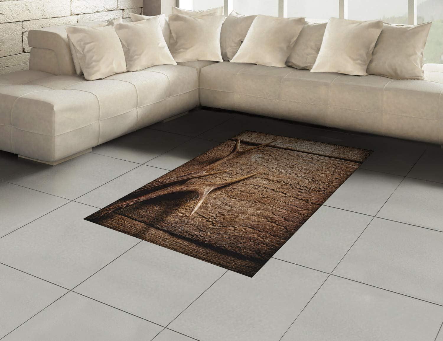 imageAmbesonne Modern Area Rug New York City Skyline at Night with Skyscrapers Manhattan USA American Panorama Flat Woven Accent Rug for Living Room Bedroom Dining Room 4 X 57 Violet PurpleUmber