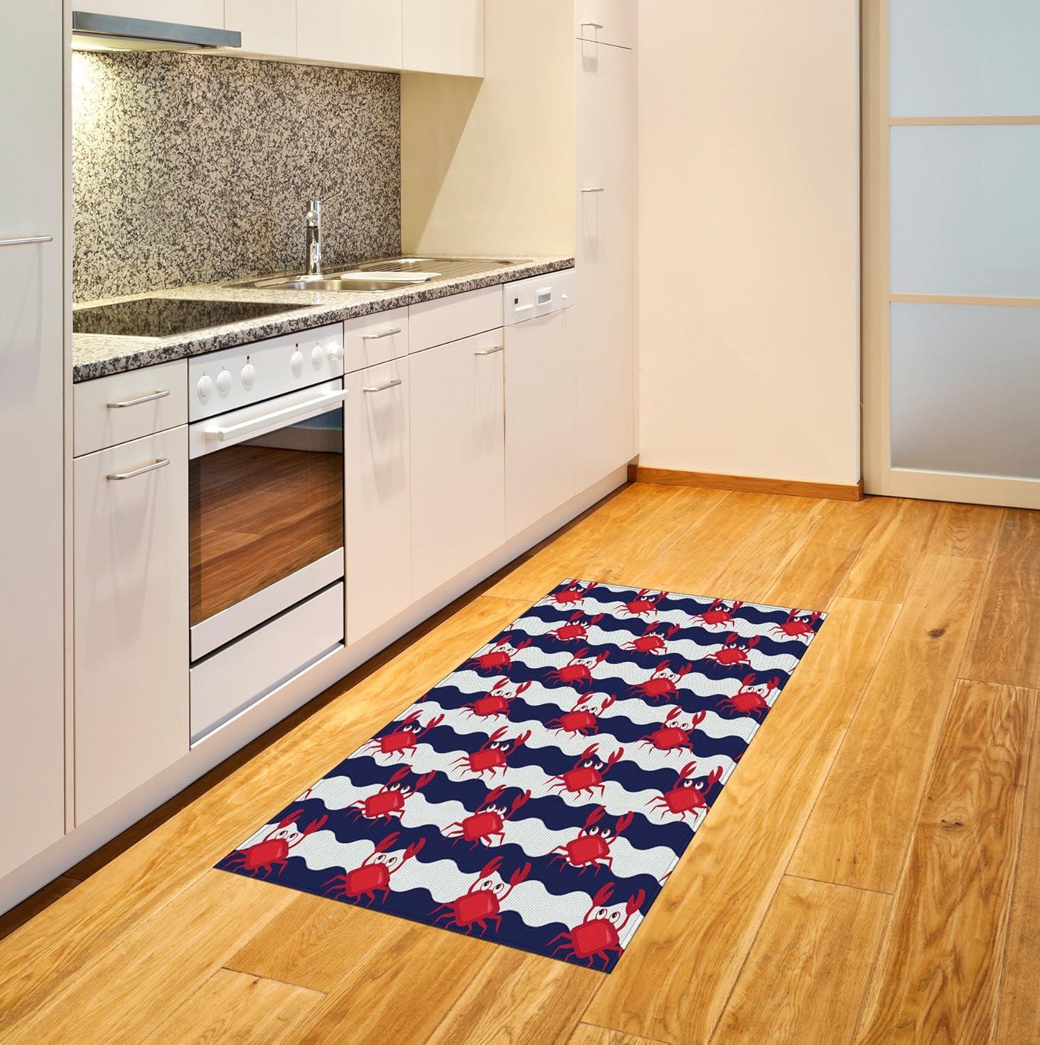 imageAmbesonne Modern Area Rug New York City Skyline at Night with Skyscrapers Manhattan USA American Panorama Flat Woven Accent Rug for Living Room Bedroom Dining Room 4 X 57 Violet PurpleRed Blue