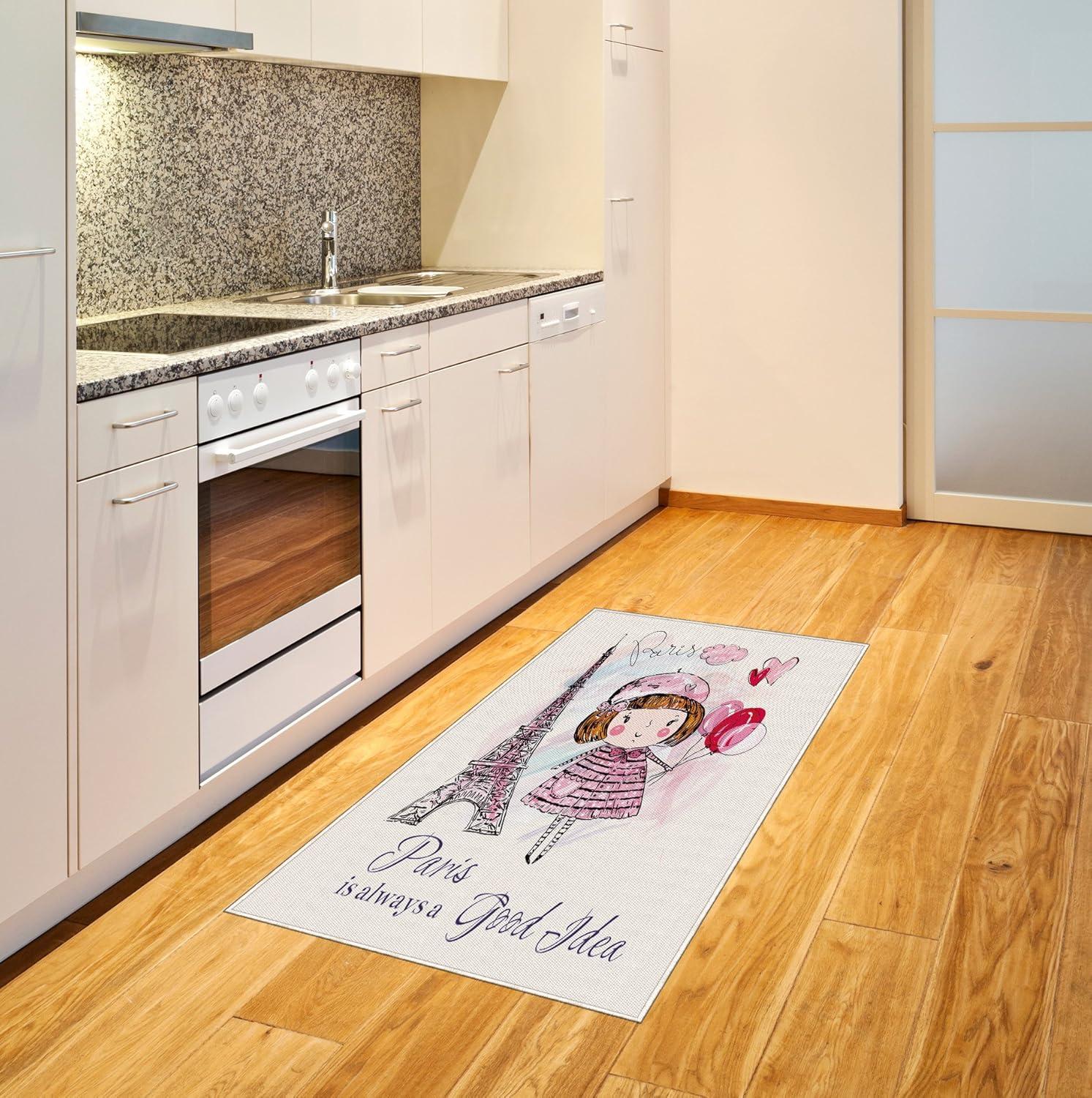imageAmbesonne Modern Area Rug New York City Skyline at Night with Skyscrapers Manhattan USA American Panorama Flat Woven Accent Rug for Living Room Bedroom Dining Room 4 X 57 Violet PurplePink Purple