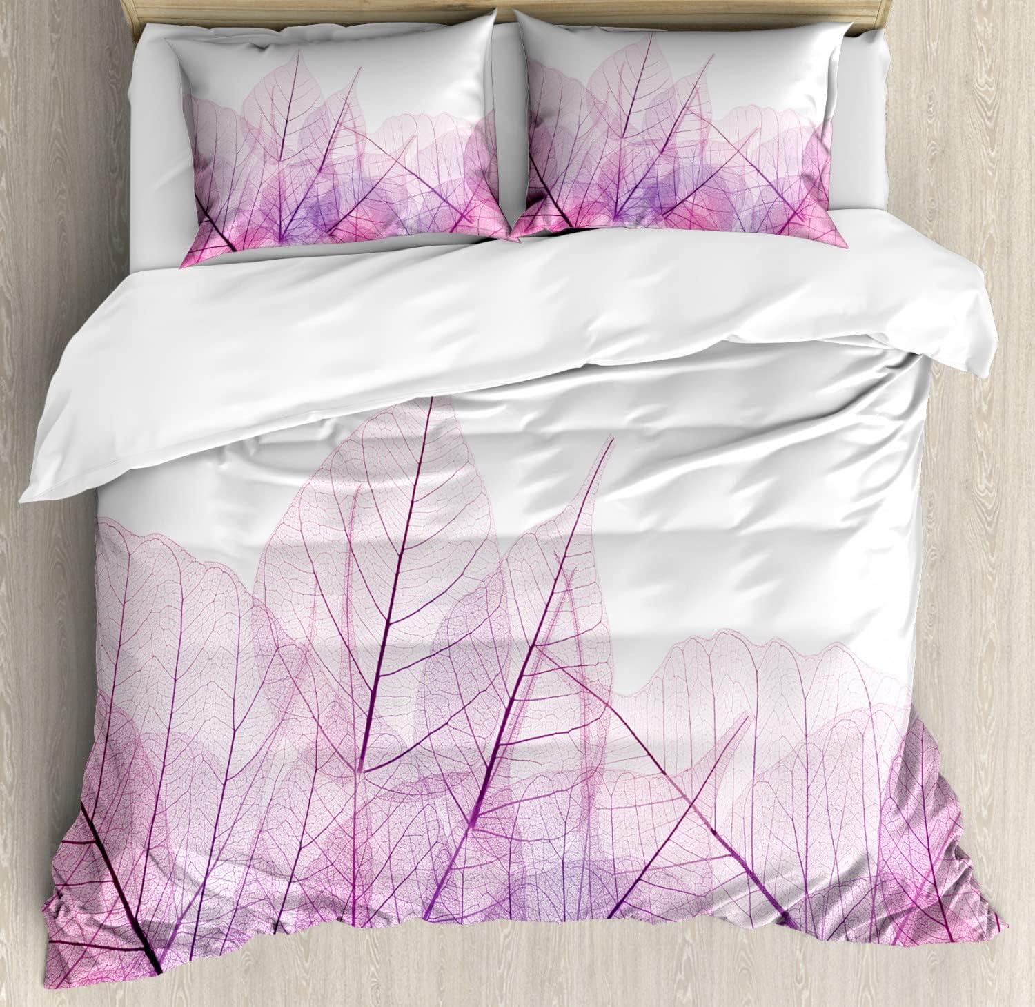 imageAmbesonne Teal Duvet Cover Set Crystal Hearts and Gemstone Valentines Day Celebrating Romantic Print Decorative 3 Piece Bedding Set with 2 Pillow Shams Queen Size Red Fuchsia TealPink Purple