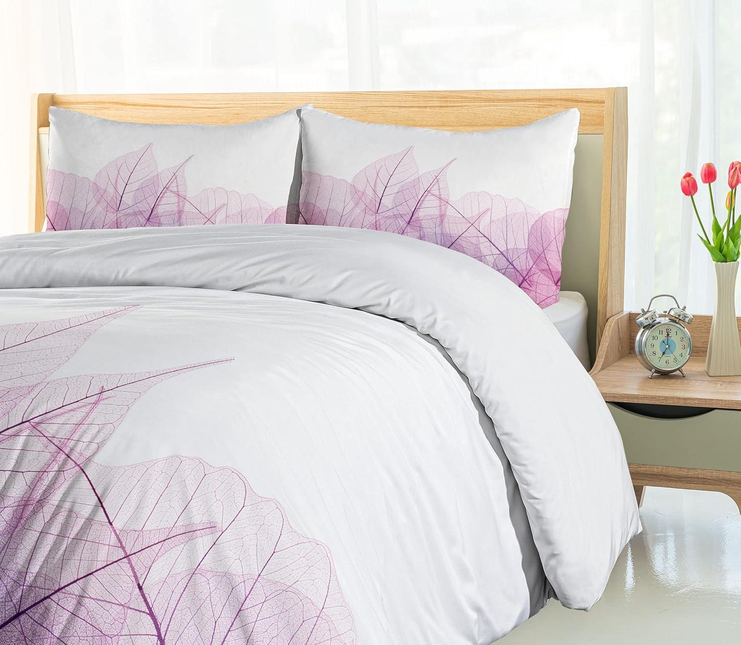 imageAmbesonne Teal Duvet Cover Set Crystal Hearts and Gemstone Valentines Day Celebrating Romantic Print Decorative 3 Piece Bedding Set with 2 Pillow Shams Queen Size Red Fuchsia TealPink Purple