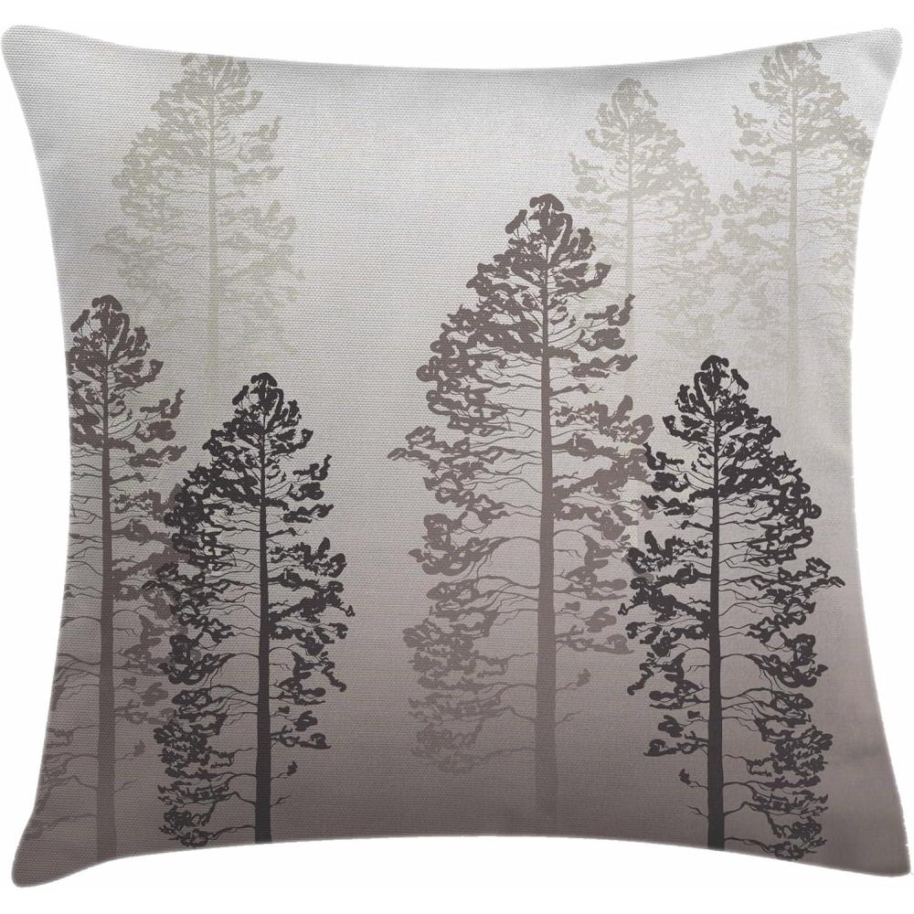 imageAmbesonne Flower Throw Pillow Cushion Cover Retro Romantic Rose Petal with Rain Water Drops Valentines Love Picture Decorative Square Accent Pillow Case 18 X 18 White and BlackPale Mauve Taupe