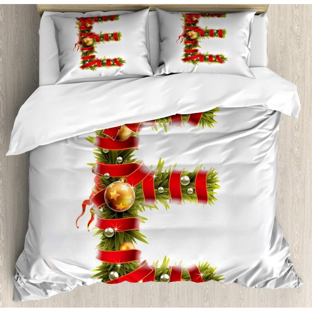 imageAmbesonne Neutral Color Duvet Cover Set Monochrome Style Print of Geometric Illustration Irregular Shapes Decorative 3 Piece Bedding Set with 2 Pillow Shams Queen Size Pale Grey and PearlPearl and Olive Green