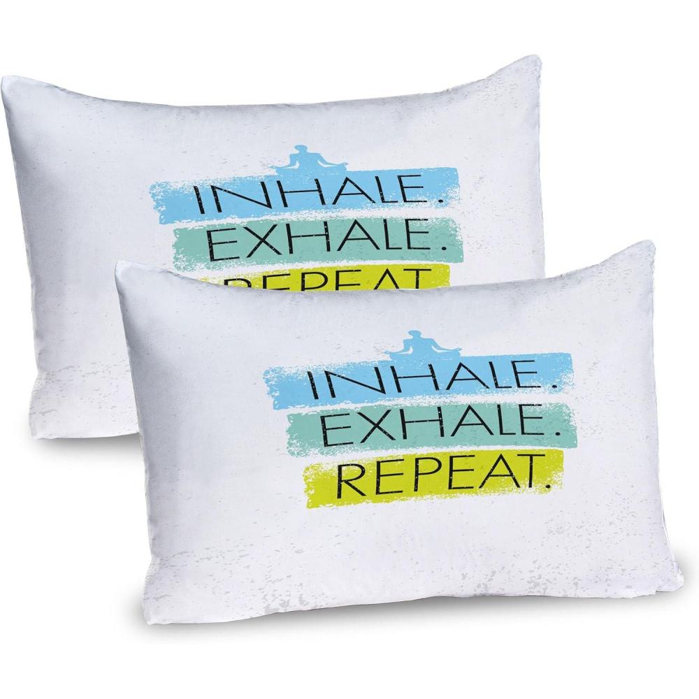 imageAmbesonne Pink Zebra Pillow Sham Set of 2 I Love You Calligraphy Zebra Stripes Hearts Valentines Illustration Quality Microfiber Bedding Item for All Seasons 36 x 20 Pink Black and WhiteYellow Green Pale Blue
