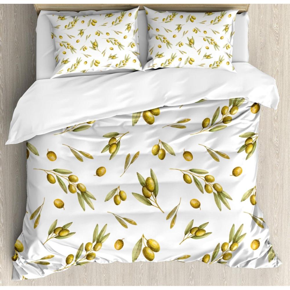 imageAmbesonne Teal Duvet Cover Set Crystal Hearts and Gemstone Valentines Day Celebrating Romantic Print Decorative 3 Piece Bedding Set with 2 Pillow Shams Queen Size Red Fuchsia TealGreen Yellow Olive