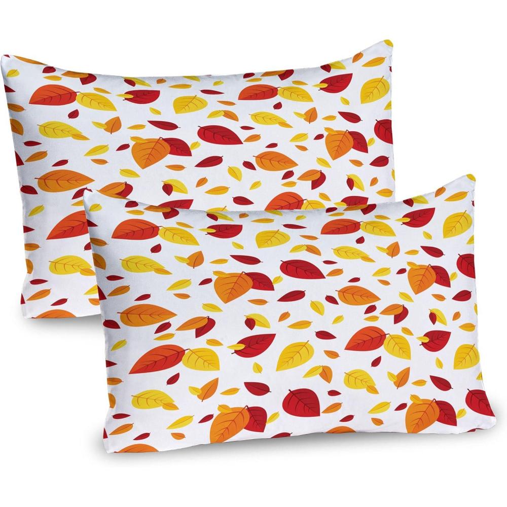 imageAmbesonne Valentines Day Pillow Sham Set of 2 Abstract Hearts Lollipops Rhythmic Romance Illustration Quality Microfiber Bedding Item for All Seasons 26 x 20 Vermilion PearlRed Orange Yellow