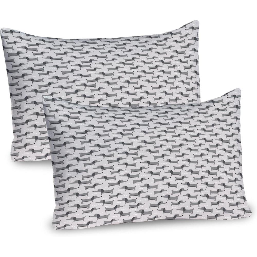 imageAmbesonne Valentines Day Pillow Sham Set of 2 Clouds in Clear Blue Sky Forming a Heart Shape Romantic Beach Quality Microfiber Bedding Item for All Seasons 30 x 20 Blue White Sand BrownPearl and Grey