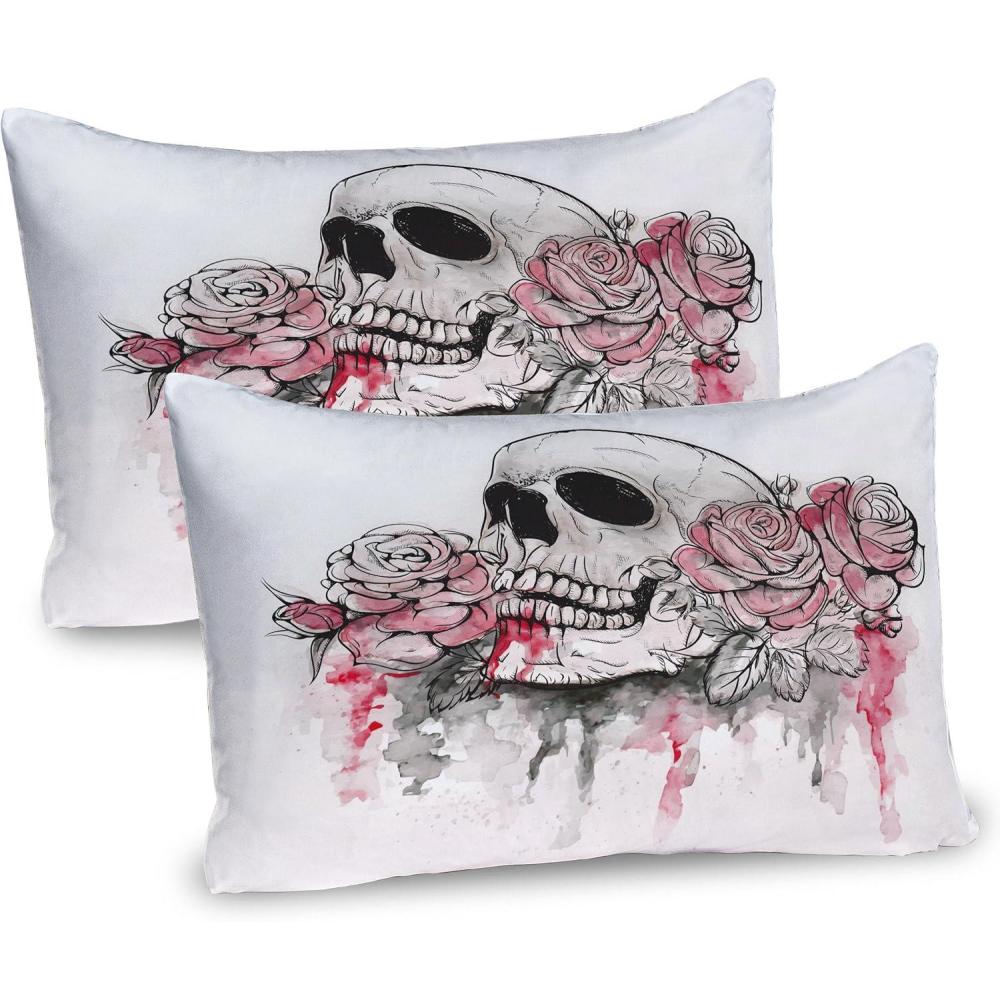 imageAmbesonne Valentines Day Pillow Sham Set of 2 Owls in Love Print Partners Couples Boho Style Hearts Flowers Dots Quality Microfiber Bedding Item for All Seasons 26 x 20 Pink Red YellowWhite Pale Pink Black