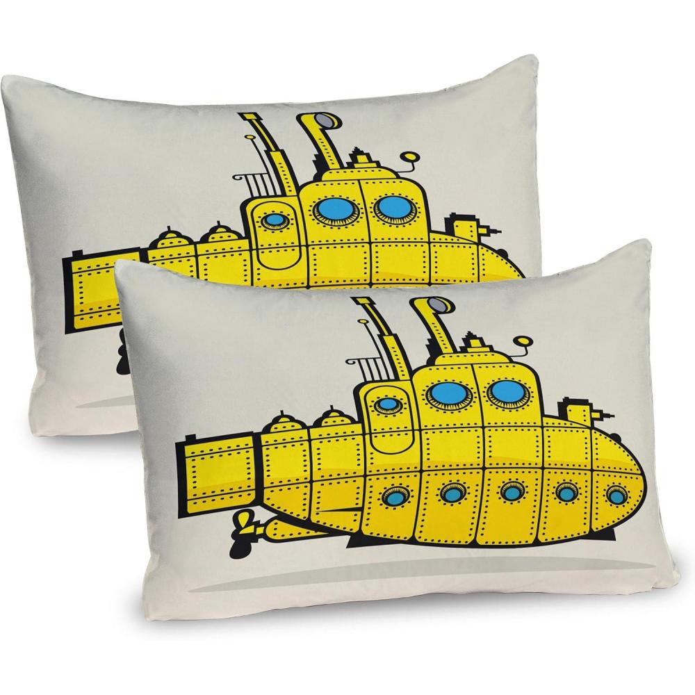 imageAmbesonne Valentines Day Pillow Sham Set of 2 Owls in Love Print Partners Couples Boho Style Hearts Flowers Dots Quality Microfiber Bedding Item for All Seasons 26 x 20 Pink Red YellowGrey Yellow Blue