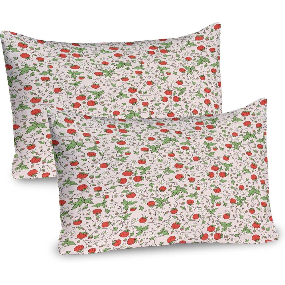 imageAmbesonne Valentines Day Pillow Sham Set of 2 Pop Culture Keep Calm Words with Heart Shaped Eye Love Theme Quality Microfiber Bedding Item for All Seasons 36 x 20 Charcoal Grey Pale PinkFern Green Vermilion