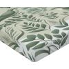 Ambesonne Batik Fitted Sheet, Vintage Pattern in Style Curly Leaves and Traditional Paisley Motifs, Soft Decorative Fabric Bedding All-Round Elastic Pocket, Full Size, Yellow Orange(Reseda Green Off White)