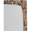 Ambesonne Batik Fitted Sheet, Vintage Pattern in Style Curly Leaves and Traditional Paisley Motifs, Soft Decorative Fabric Bedding All-Round Elastic Pocket, Full Size, Yellow Orange(Yellow Orange)