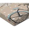 Ambesonne Batik Fitted Sheet, Vintage Pattern in Style Curly Leaves and Traditional Paisley Motifs, Soft Decorative Fabric Bedding All-Round Elastic Pocket, Full Size, Yellow Orange(Grey Yellow)