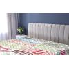 Ambesonne Batik Fitted Sheet, Vintage Pattern in Style Curly Leaves and Traditional Paisley Motifs, Soft Decorative Fabric Bedding All-Round Elastic Pocket, Full Size, Yellow Orange(Red Green)
