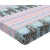 Ambesonne Batik Fitted Sheet, Vintage Pattern in Style Curly Leaves and Traditional Paisley Motifs, Soft Decorative Fabric Bedding All-Round Elastic Pocket, Full Size, Yellow Orange(Pink Seafoam)