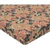 Ambesonne Batik Fitted Sheet, Vintage Pattern in Style Curly Leaves and Traditional Paisley Motifs, Soft Decorative Fabric Bedding All-Round Elastic Pocket, Full Size, Yellow Orange(Yellow Orange)
