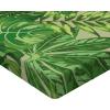 Ambesonne Batik Fitted Sheet, Vintage Pattern in Style Curly Leaves and Traditional Paisley Motifs, Soft Decorative Fabric Bedding All-Round Elastic Pocket, Full Size, Yellow Orange(Mint Green)