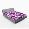 Ambesonne Batik Fitted Sheet, Vintage Pattern in Style Curly Leaves and Traditional Paisley Motifs, Soft Decorative Fabric Bedding All-Round Elastic Pocket, Full Size, Yellow Orange(Magenta)