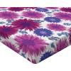 Ambesonne Batik Fitted Sheet, Vintage Pattern in Style Curly Leaves and Traditional Paisley Motifs, Soft Decorative Fabric Bedding All-Round Elastic Pocket, Full Size, Yellow Orange(Magenta)