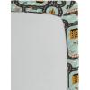 Ambesonne Batik Fitted Sheet, Vintage Pattern in Style Curly Leaves and Traditional Paisley Motifs, Soft Decorative Fabric Bedding All-Round Elastic Pocket, Full Size, Yellow Orange(Pale Green Grey)