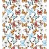 Ambesonne Birds Duvet Cover Sets, Pattern with Flying Birds Carrying Heart Branches Love Valentines Day Inspired Print, Bedding Set with 2 Duvet Covers & 4 Pillowcases, 2 Pack Queen Size, Multicolor(Blue Amber)