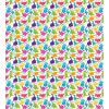 Ambesonne Birds Duvet Cover Sets, Pattern with Flying Birds Carrying Heart Branches Love Valentines Day Inspired Print, Bedding Set with 2 Duvet Covers & 4 Pillowcases, 2 Pack Queen Size, Multicolor(Blue Green Pink)