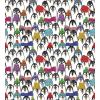 Ambesonne Birds Duvet Cover Sets, Pattern with Flying Birds Carrying Heart Branches Love Valentines Day Inspired Print, Bedding Set with 2 Duvet Covers & 4 Pillowcases, 2 Pack Queen Size, Multicolor(White and Multicolor)
