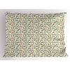 Ambesonne Birds Pillow Sham Set of 2, 2 Birds on a Branch Singing Love Songs Friend Valentine Couple Hope Living, Quality Microfiber Bedding Item for All Seasons, 30″ x 20″, Cream Black White(Fern Green Apricot White)
