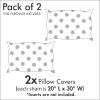 Ambesonne Birds Pillow Sham Set of 2, 2 Birds on a Branch Singing Love Songs Friend Valentine Couple Hope Living, Quality Microfiber Bedding Item for All Seasons, 30″ x 20″, Cream Black White(Slate Brown Army Green)