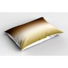 Ambesonne Chocolate Pillow Sham Set of 2, Chocolate Heart on The Wooden Board Background for Valentines Day, Quality Microfiber Bedding Item for All Seasons, 30″ x 20″, Sand Brown Dark Brown(Brown and Khaki)