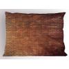 Ambesonne Chocolate Pillow Sham Set of 2, Chocolate Heart on The Wooden Board Background for Valentines Day, Quality Microfiber Bedding Item for All Seasons, 30″ x 20″, Sand Brown Dark Brown(Brown Dark Brown)