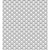 Ambesonne Damask Grey Duvet Cover Set, Simple Pattern with Curls and Dots in Neutral Design Print, Decorative 3 Piece Bedding Set with 2 Pillow Shams, Queen Size, Pale Grey and White(White Pale Grey)