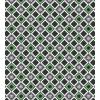 Ambesonne Damask Grey Duvet Cover Set, Simple Pattern with Curls and Dots in Neutral Design Print, Decorative 3 Piece Bedding Set with 2 Pillow Shams, Queen Size, Pale Grey and White(Green White)