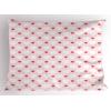 Ambesonne Eiffel Tower Pillow Sham Set of 2, Autumn Romantic Paris Historical Valentine’s Day Umbrellas Doodle, Quality Microfiber Bedding Item for All Seasons, 26″ x 20″, Lilac Red Pale Blue(Red Rose White)