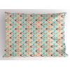 Ambesonne Eiffel Tower Pillow Sham Set of 2, Autumn Romantic Paris Historical Valentine’s Day Umbrellas Doodle, Quality Microfiber Bedding Item for All Seasons, 26″ x 20″, Lilac Red Pale Blue(Salmon Brown Turquoise)